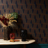 Tempera Wallpaper — Nobilis in a room setting