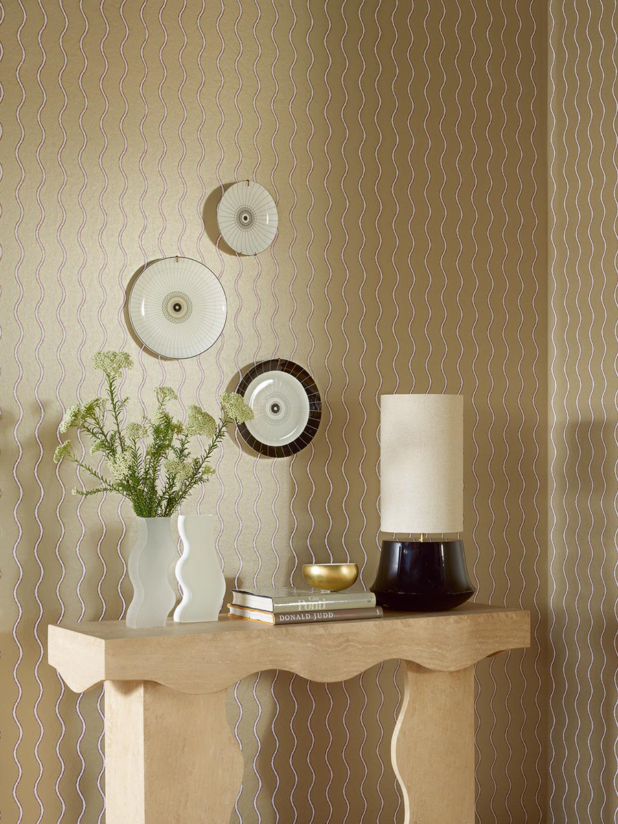 Oussouri room setting — Pierre Frey wallpaper