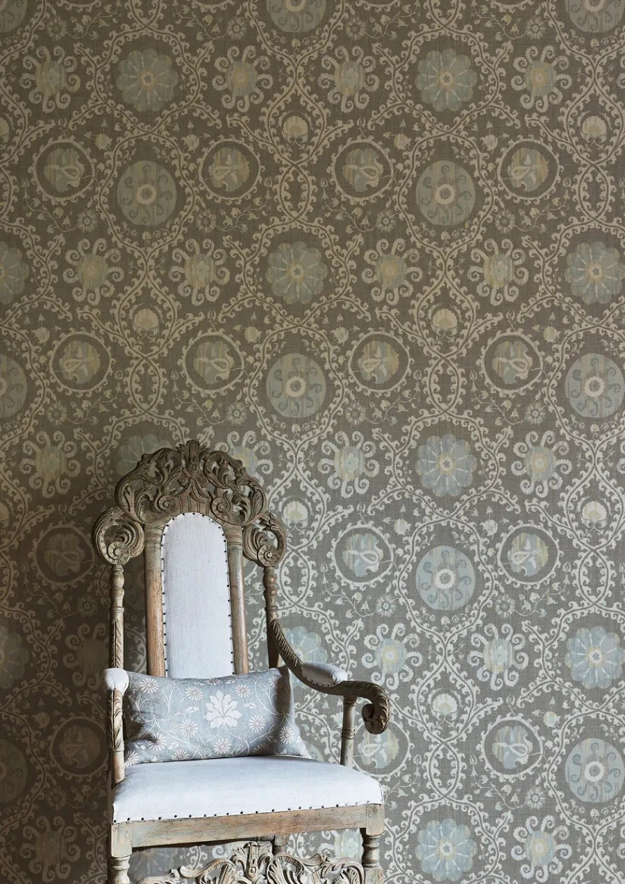 Oxus Casement Blue — Lewis & Wood behang
