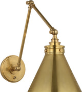 Parkington Double Library Wandlamp — Chapman & Myers for Visual Comfort & Co. — Antique-Burnished Brass