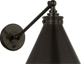 Parkington Single Library Wandlamp — Chapman & Myers for Visual Comfort & Co. — Bronze