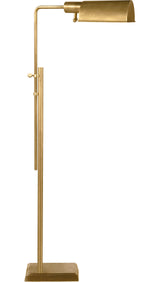 Pask Floor Lamp — Thomas O'Brien for Visual Comfort & Co. — Hand-Rubbed Antique Brass