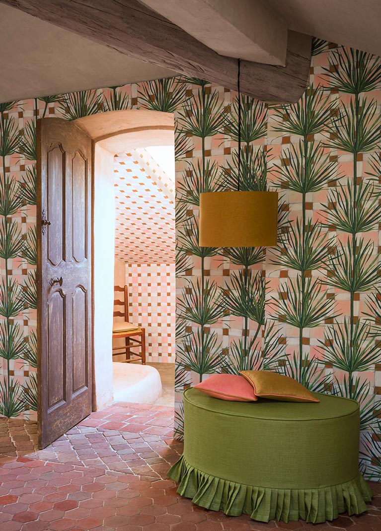 Patio Exotique sfeerbeeld — Pierre Frey behang