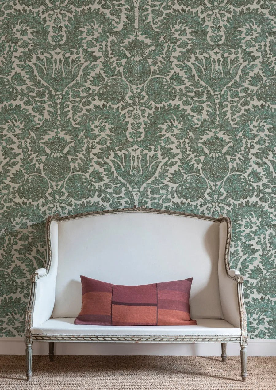 Pomegranate Verdigris — Lewis & Wood behang