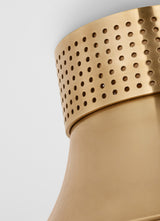Precision 9" Plafond — Kelly Wearstler for Visual Comfort & Co. — Antique-Burnished Brass with White Glass detaljbild