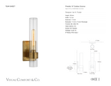 Presidio 14" Outdoor Buitenlamp — Ian K. Fowler for Visual Comfort & Co. maatschets