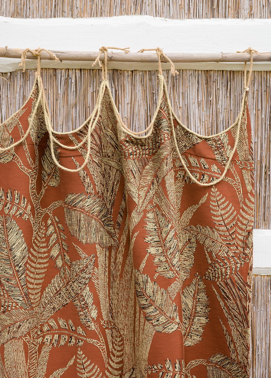 Pukapuka room setting — Pierre Frey fabric