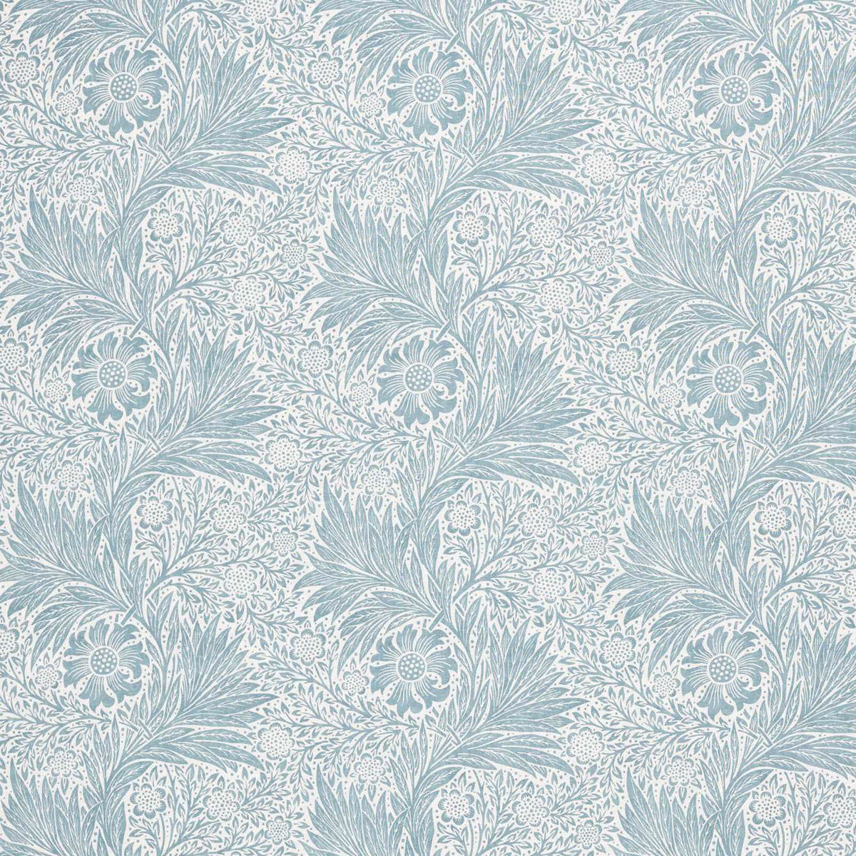 Pure Marigold Sheer Wide Width Stofstaal — Morris & Co Soft Blue