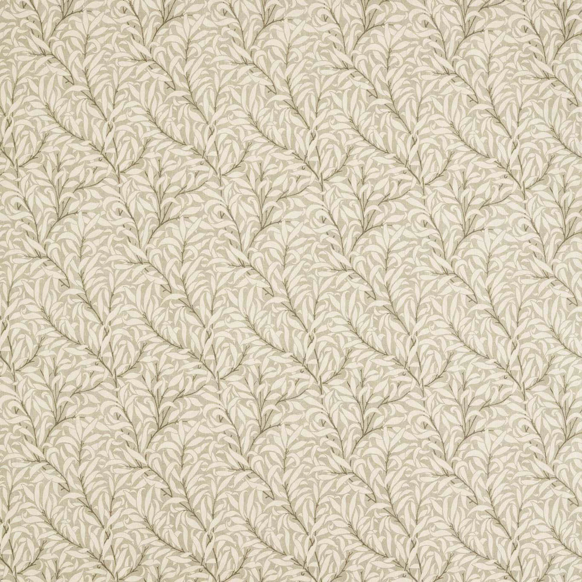 Pure Willow Boughs Wide Width Stofstaal — Morris & Co Stone
