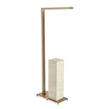 Illume Drink Stand - Travertine/Brass