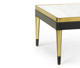 Coffee Table with White Calcutta Marble Top