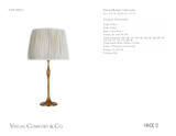 Romero Medium Tafellamp — Schumacher for Visual Comfort & Co. maatschets