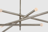 Rousseau Grande Eight Light -kattokruunu — Kelly Wearstler for Visual Comfort & Co. yksityiskohta