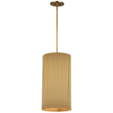 Rivers Pendant Medium – Soft Brass
