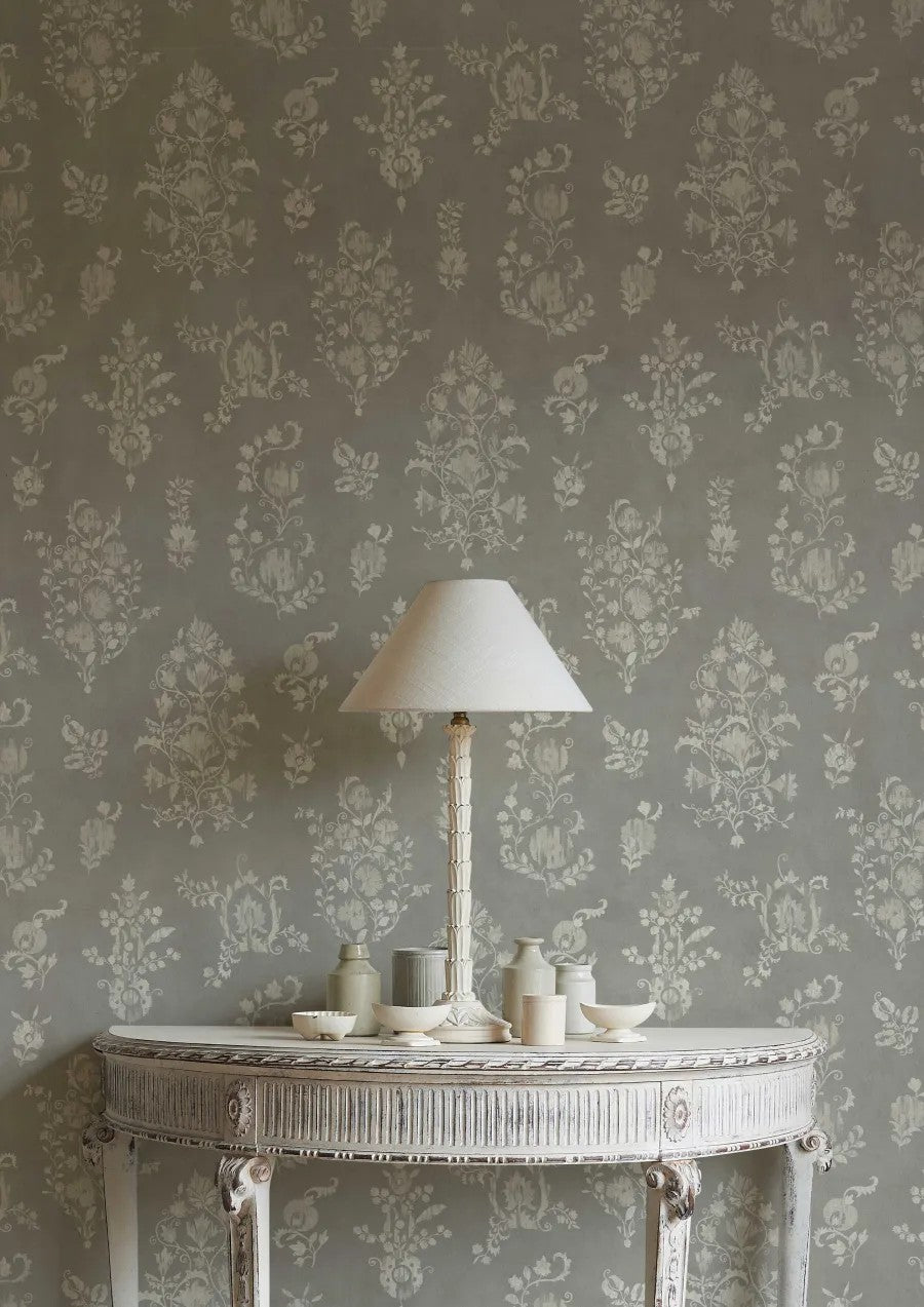 Sicilia Pewter — Lewis & Wood behang