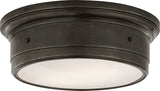 Siena Large — Visual Comfort for Visual Comfort & Co. — Bronze with White Glass -plafondi
