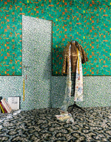 Sinularia room setting — Pierre Frey wallpaper