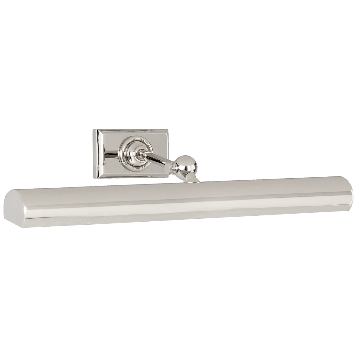 16" Cabinet Maker's Bilderleuchte – Polished Nickel