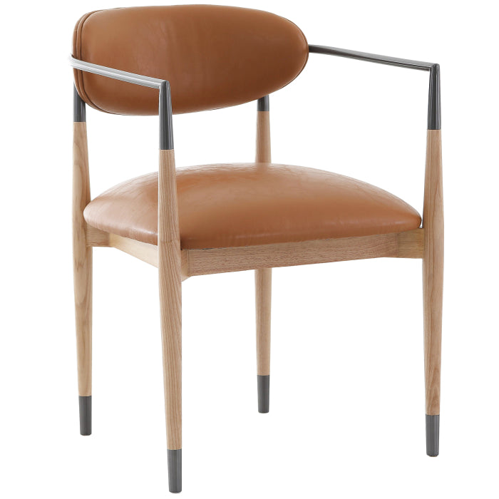 Soho Dining Chair in Natural and Bronze - Keiichi
