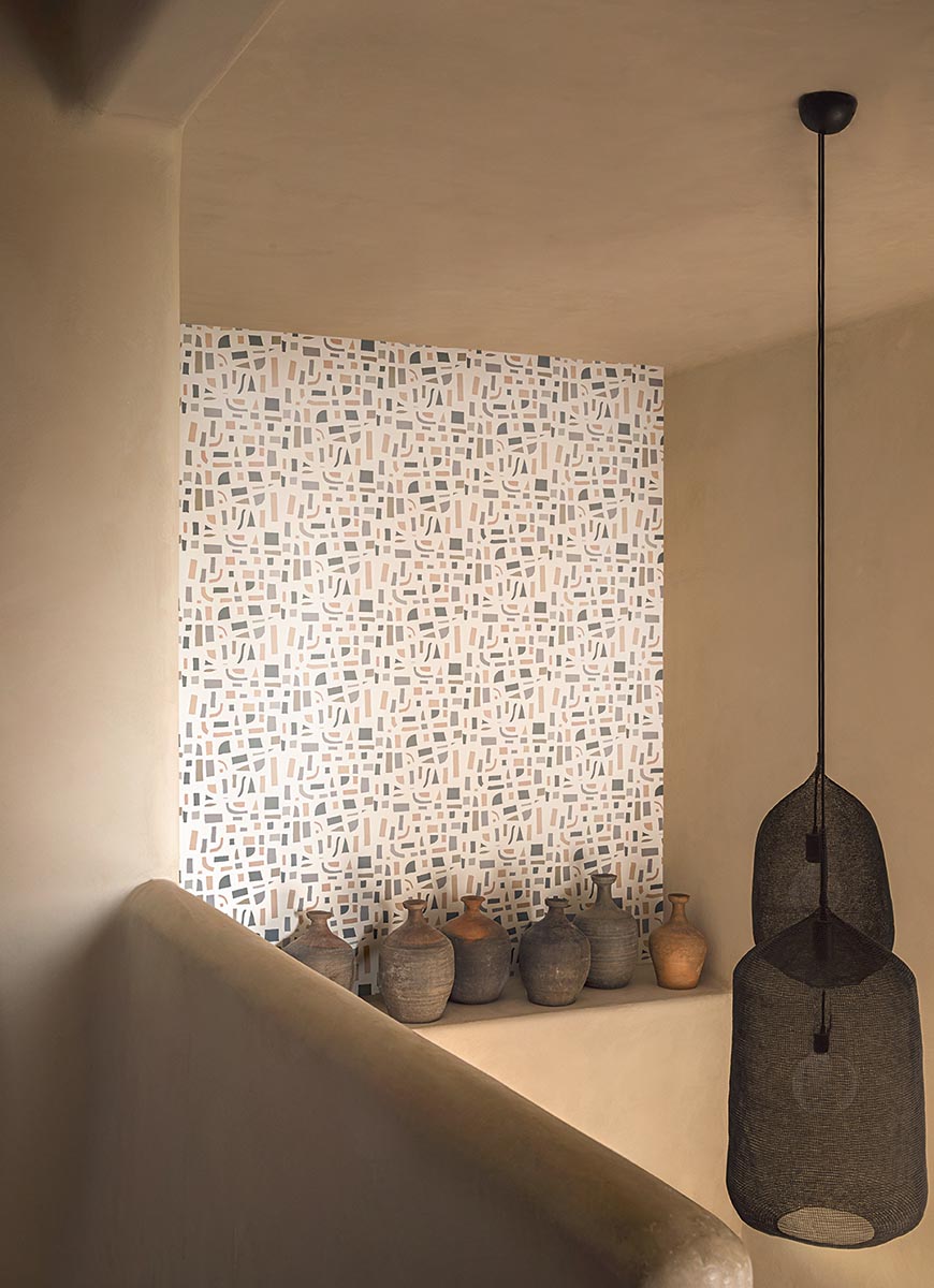 Suki room setting — Pierre Frey wallpaper