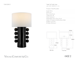 Tiglia Tall Tafellamp — Kelly Wearstler for Visual Comfort & Co. maatschets