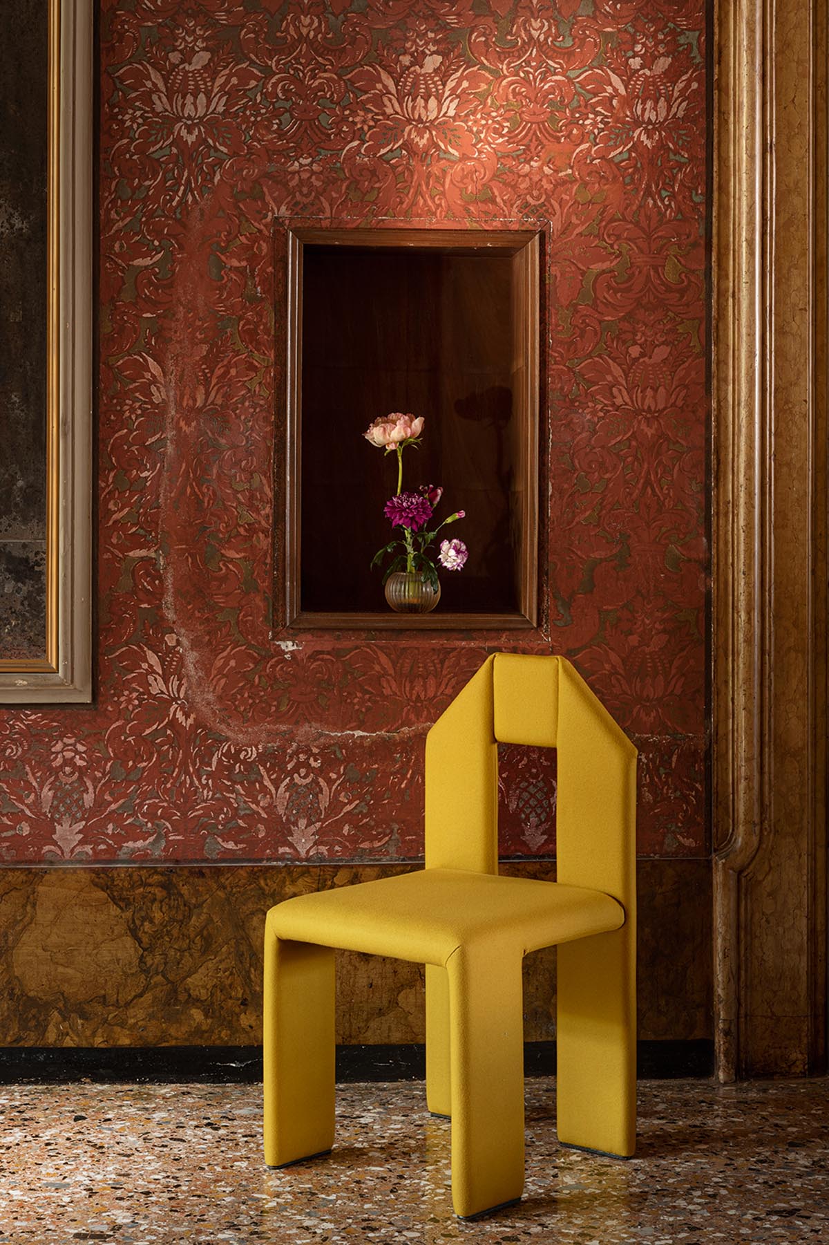Tipi room setting — Pierre Frey fabric