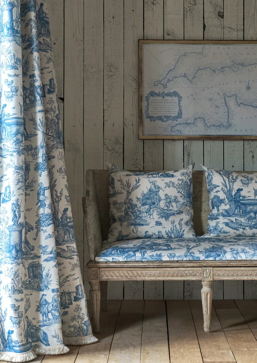 Toile Baptiste Ciel — Lewis & Wood Stoff