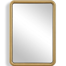 Atkinson Modern Mirror in Brass – Uttermost