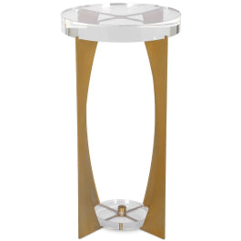 Kolkata Accent Table in Brass