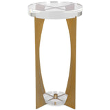 Kolkata Accent Table in Brass