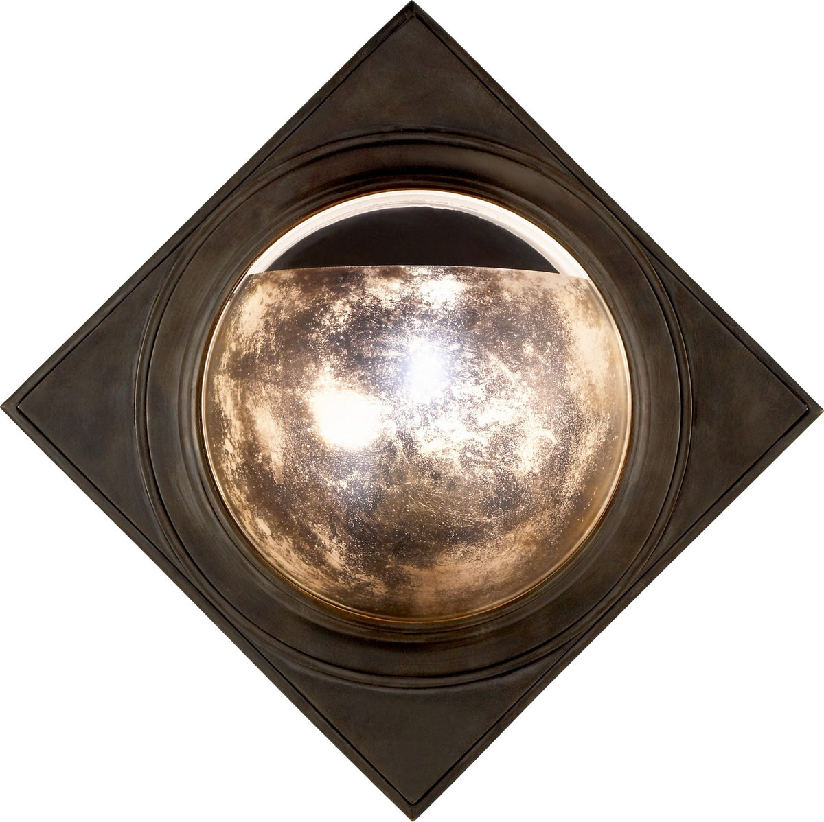 Venice Wall Light — Thomas O'Brien for Visual Comfort & Co. — Bronze with Antique Mirror