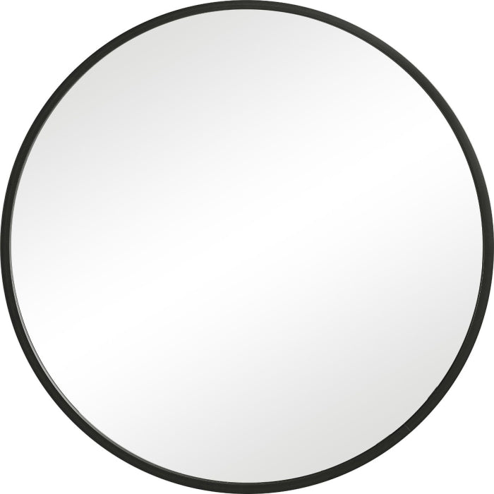 Eve Large Round Mirror Black — Keiichi