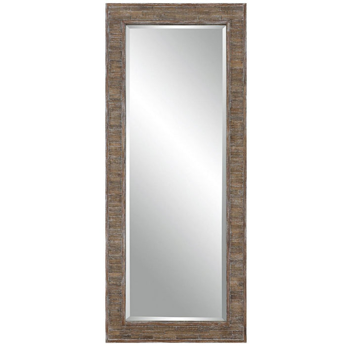 Beachhouse Distressed Wooden Tall Mirror - Keiichi
