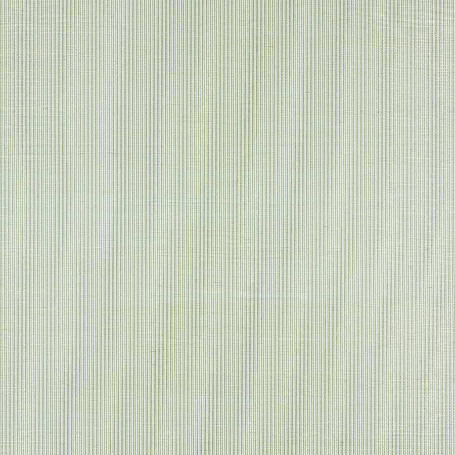 Fleet Stripe Oak Green — Colefax & Fowler wallpaper