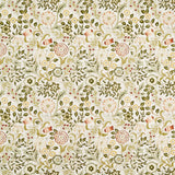 Wilhelmina Wide Width Stofstaal — Morris & Co Russet/Leaf Green