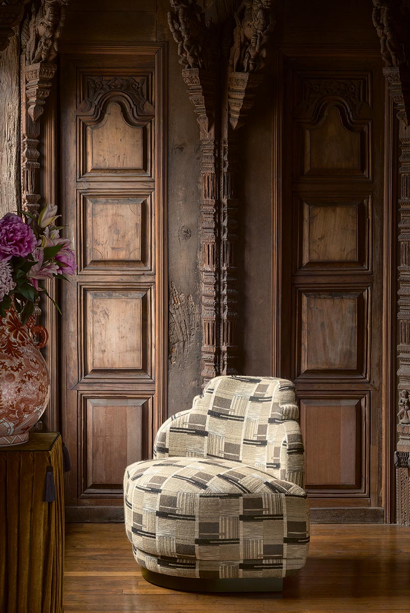 Yutaka room setting — Pierre Frey fabric