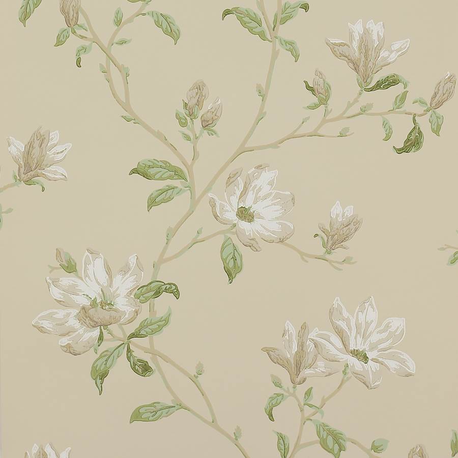 Colefax Fowler Wallpaper Marchwood White Sage