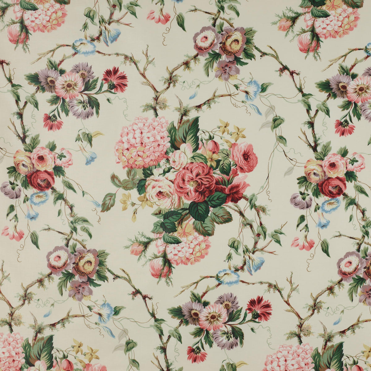 Colefax and Fowler Tyg Amberley Pink Green