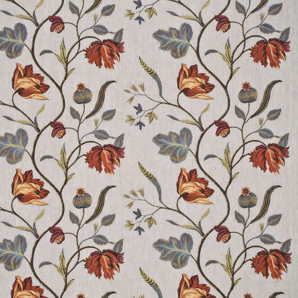 Tulip Tree Linen Fabric
