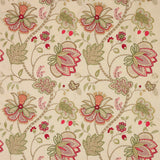 Colefax and Fowler Baptista Silk Pink Green -kangas