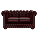 Fleming 2-istuttava Chesterfield-sohva Antique Red