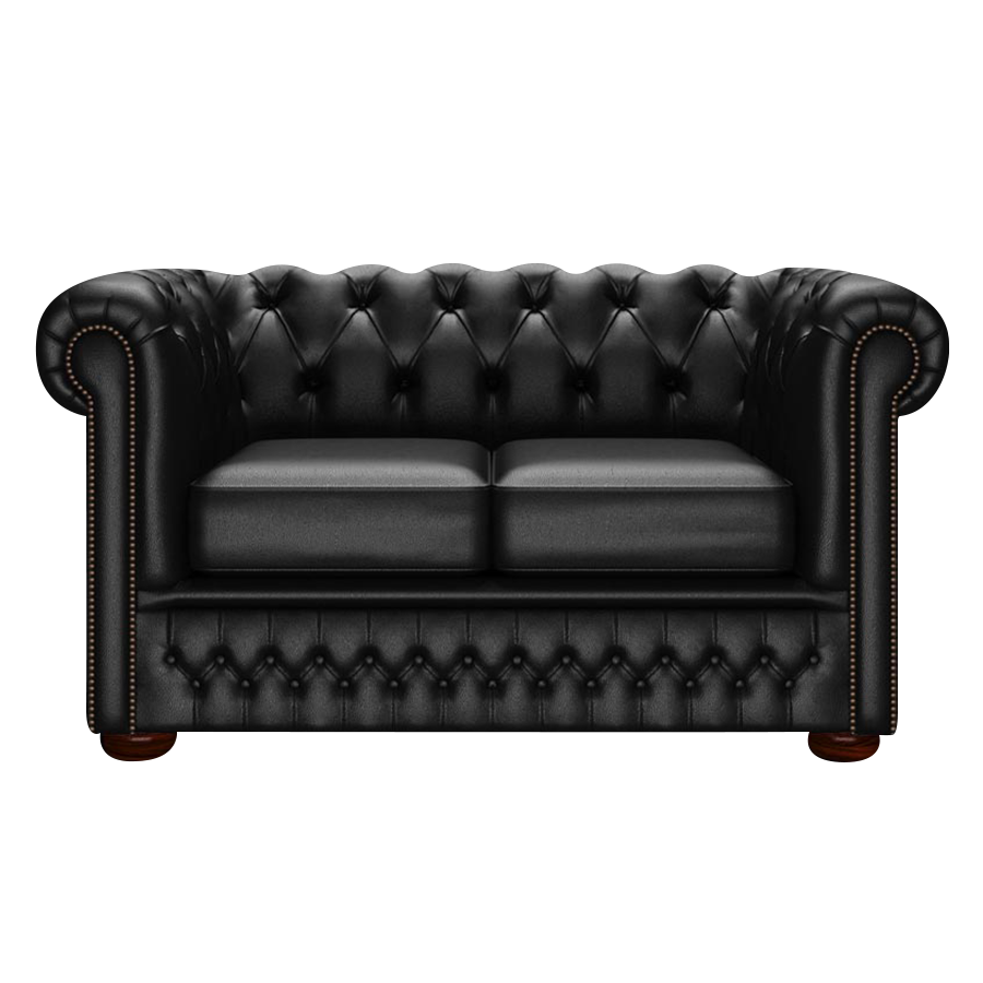 Fleming 2-istuttava Chesterfield-sohva Birch Black