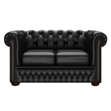 Fleming 2-istuttava Chesterfield-sohva Birch Black