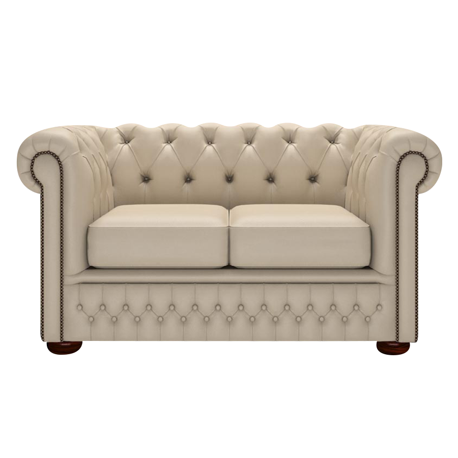 Fleming 2-istuttava Chesterfield-sohva Birch Blush Beige