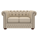 Fleming 2-istuttava Chesterfield-sohva Birch Blush Beige