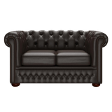 Fleming 2-istuttava Chesterfield-sohva Birch Brown