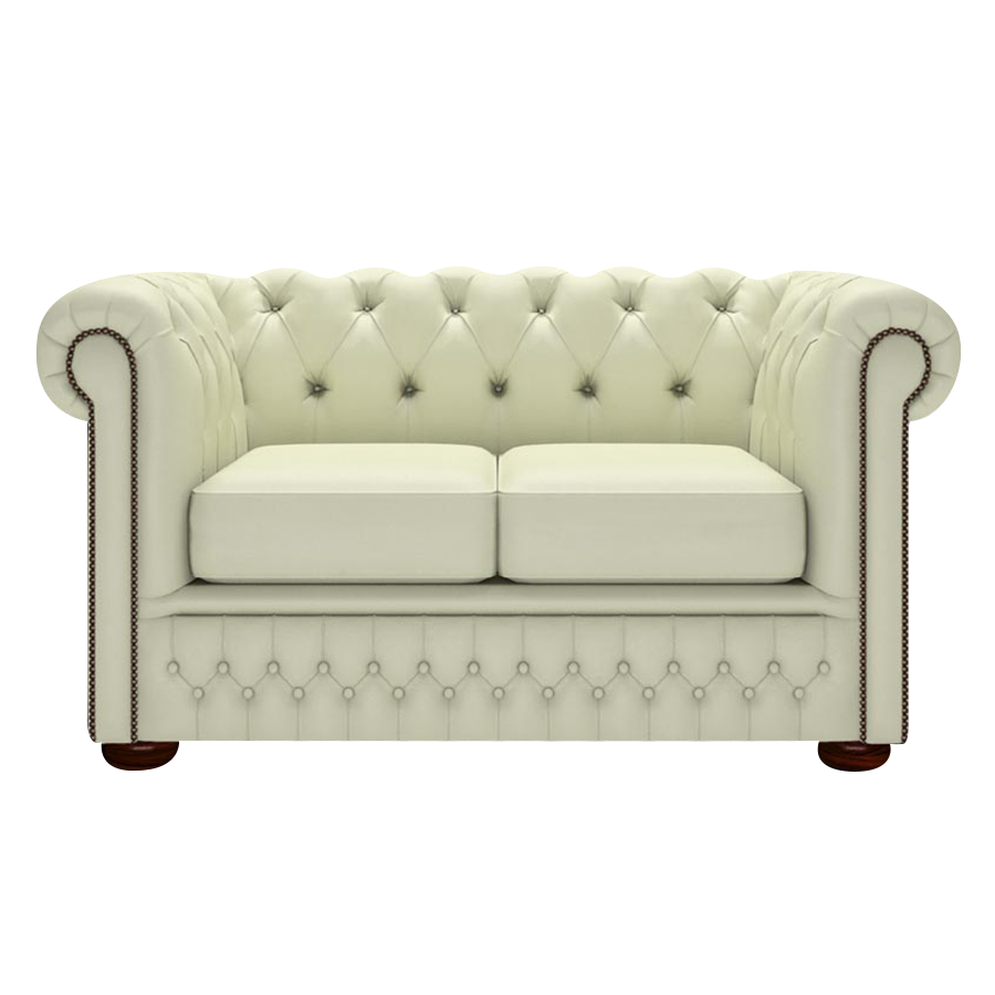 Fleming 2-istuttava Chesterfield-sohva Birch Cream