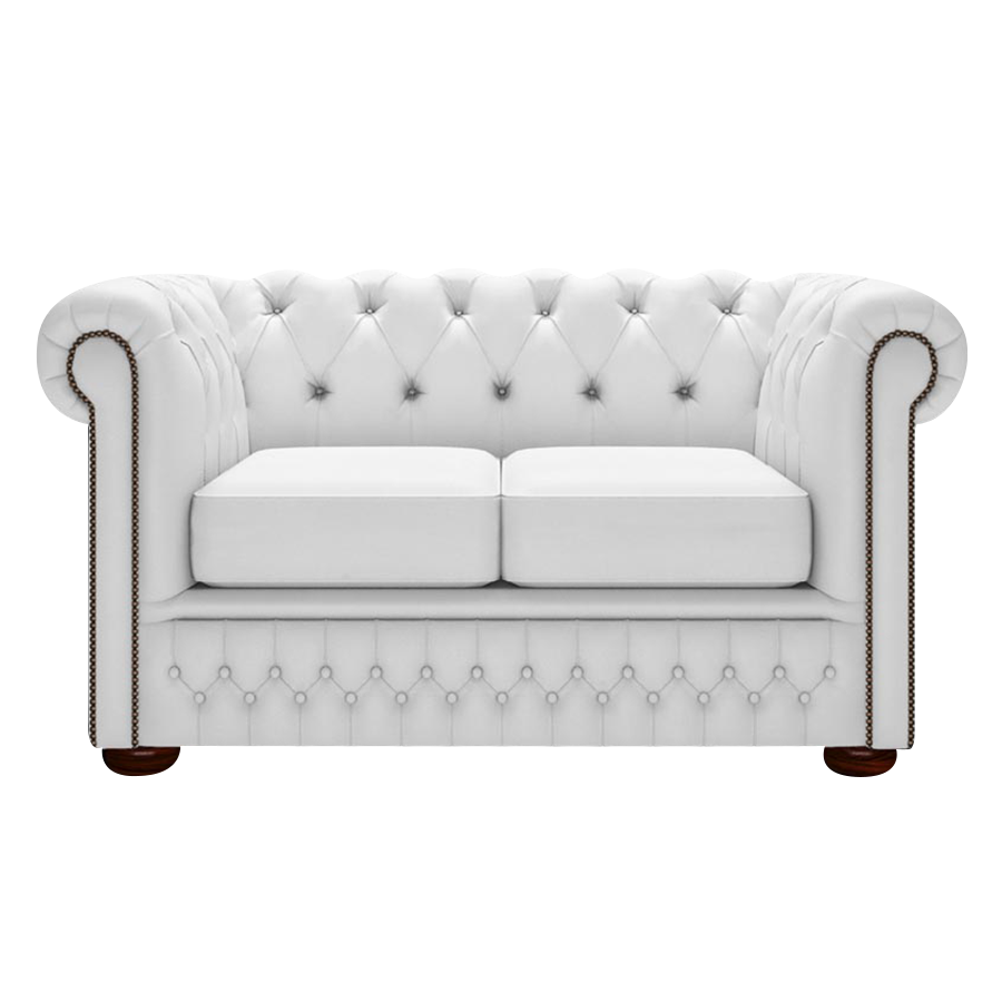Fleming 2-istuttava Chesterfield-sohva Birch White