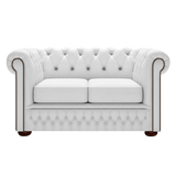 Fleming 2-istuttava Chesterfield-sohva Birch White