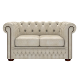 Fleming 2-istuttava Chesterfield-sohva Etna Cream